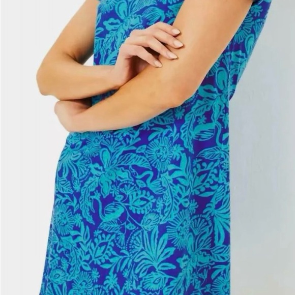 Lilly Pulitzer Dresses & Skirts - Lilly Pulitzer Cody Blue Jungle Oasis Dress NWT